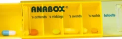 Anabox medicijndagdoos vijf vakken