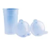 Drinkbeker standaard met 2 tuitdeksels