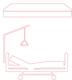 Hoog-laagbed XL met matras
