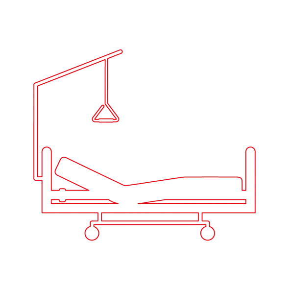 Hoog-laagbed XL zonder matras (obesitas)