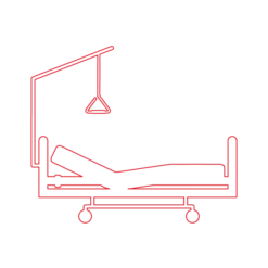 Hoog-laagbed zonder matras