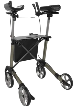 Navigator rollator met draaibare armschalen