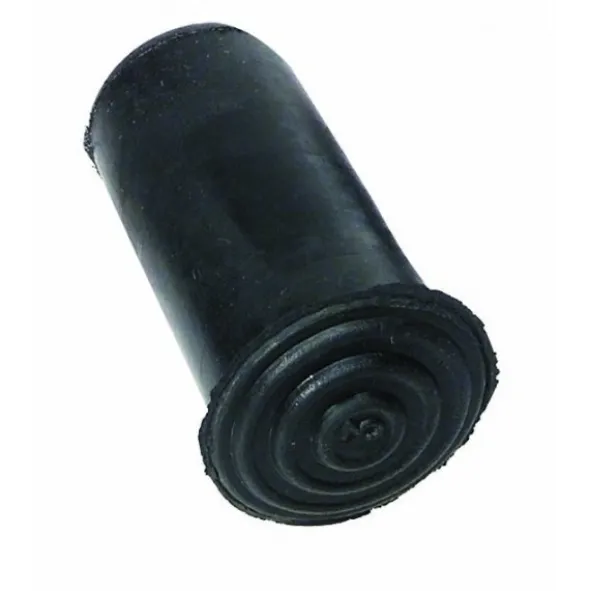 Rubberdop 16mm zwart