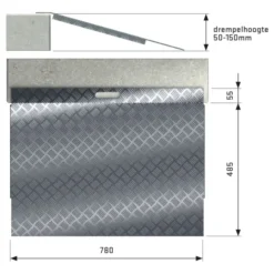 SecuCare drempelhulp aluminium