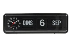 Twemco kalenderklok voor wand en tafel